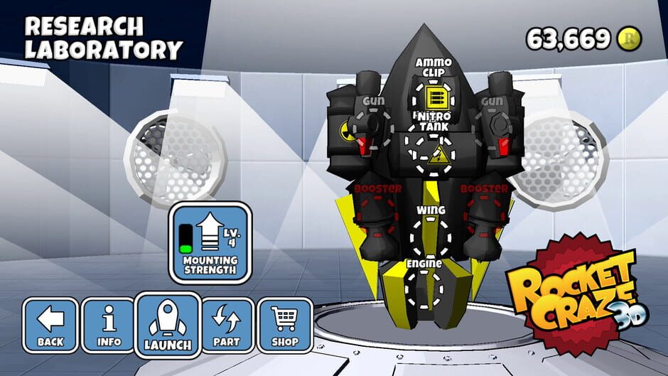 Rocket Craze 3D Screenshot