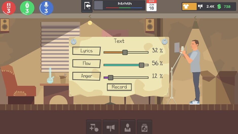 RapStar Tycoon Screenshot