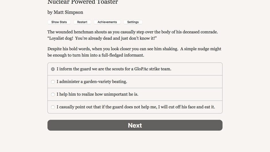 Nuclear Powered Toaster Screenshot
