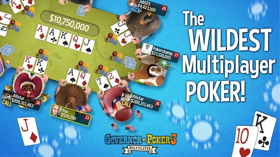 Governor of Poker 3, captura de tela 1