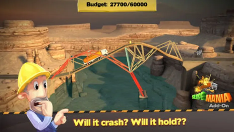 Bridge Constructor, captura de tela 2