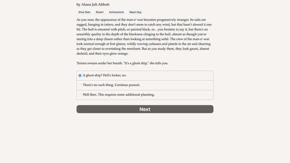 Choice of the Pirate Screenshot