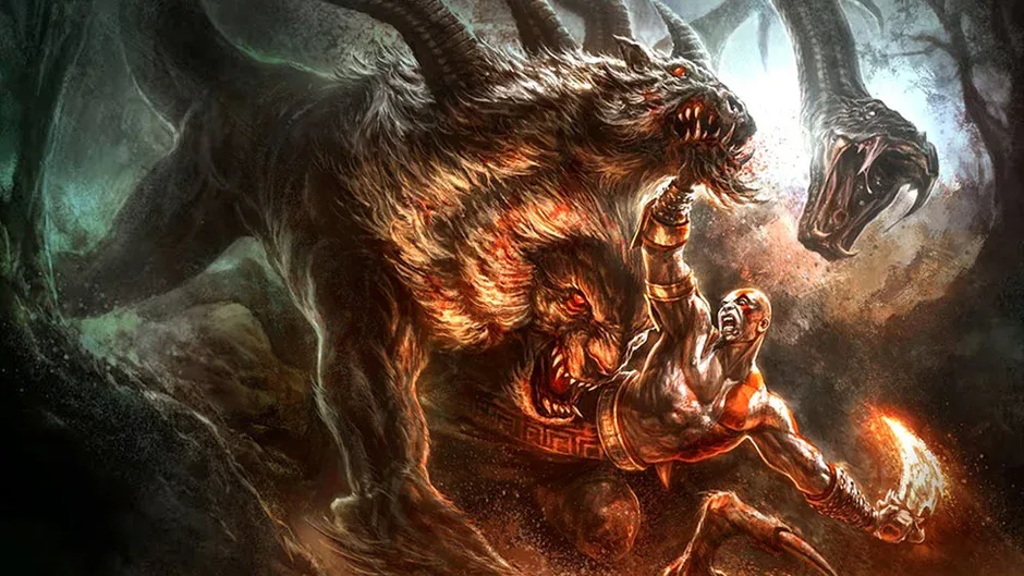Кадър от God of War III