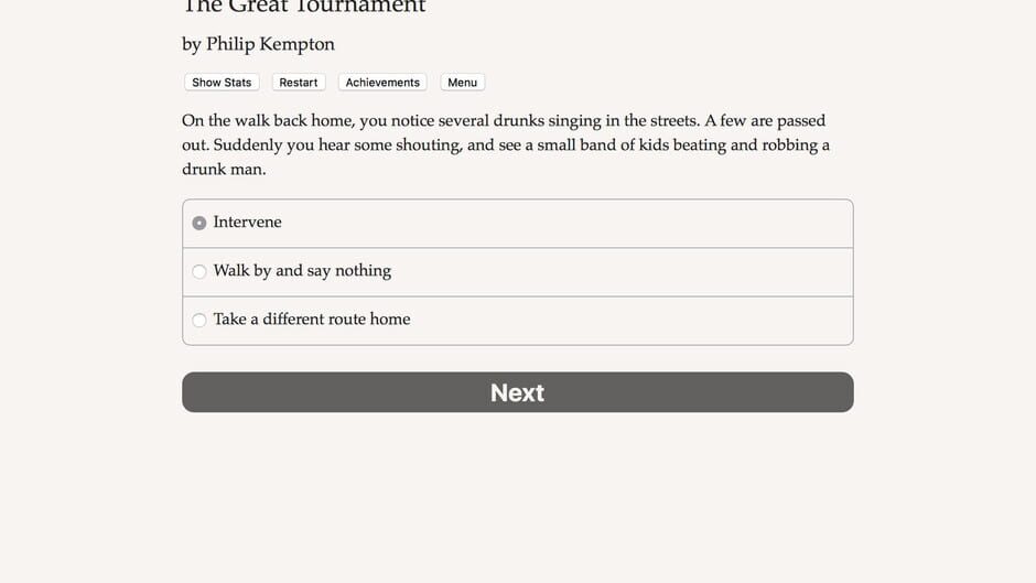 The Great Tournament Screenshot