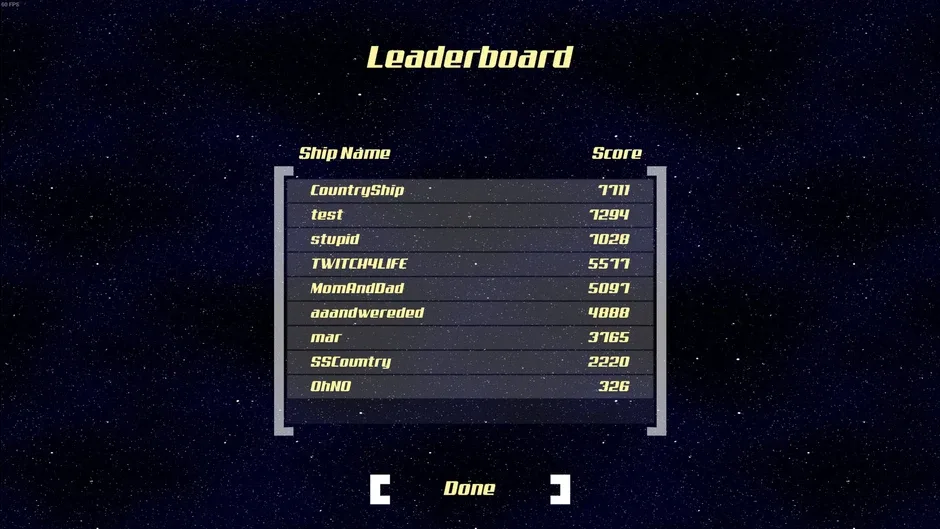 Space Ship Commander