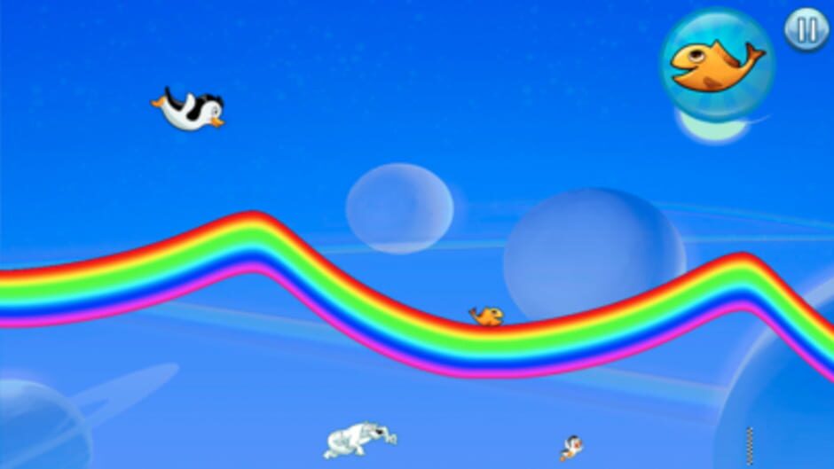 สกรีนช็อตจาก Racing Penguin: Slide and Fly! (รูปที่ 2)
