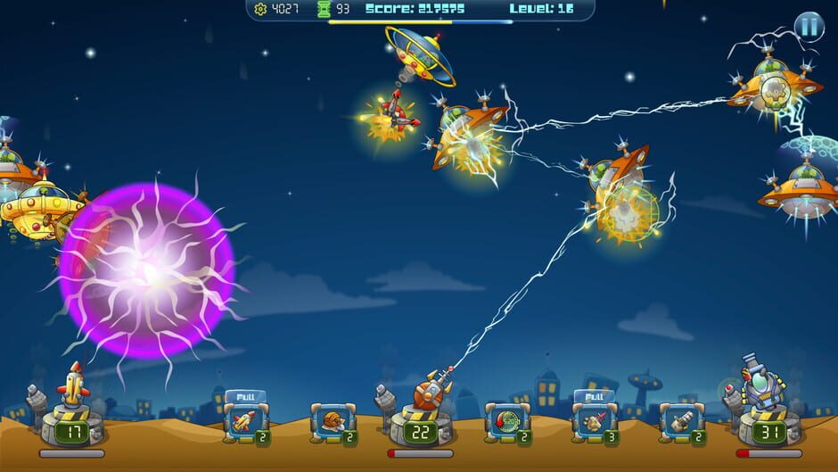 Galactic Missile Defense Screenshot