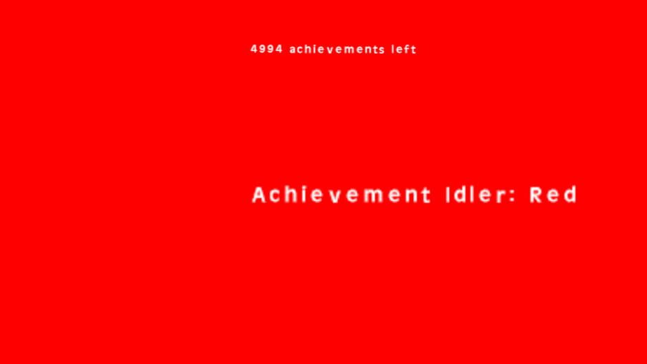 Achievement Idler: Red Screenshot