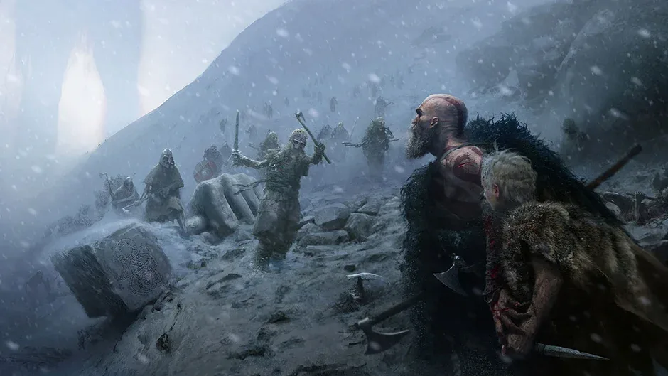 Кадър от God of War