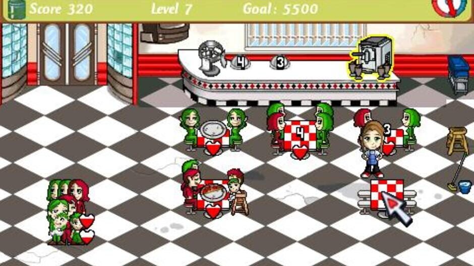 Diner Dash Sizzle and Serve screenshot 1