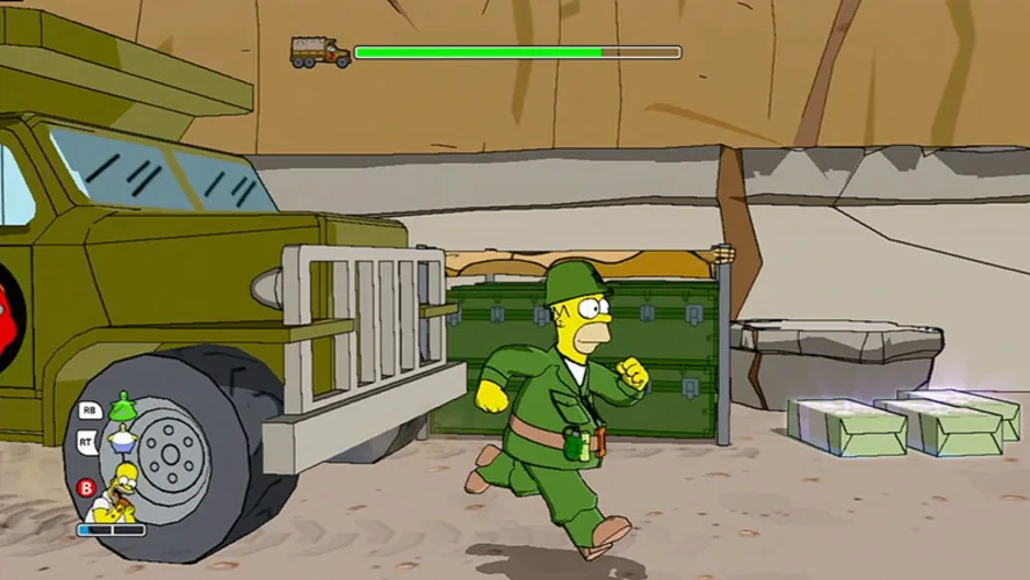 Screenshot 1 aus The Simpsons Game