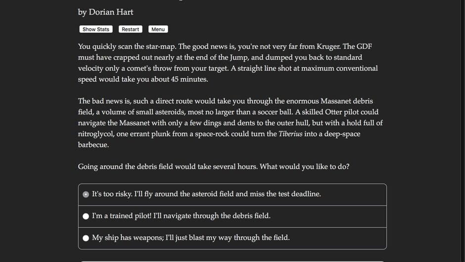 Choice of the Star Captain Screenshot