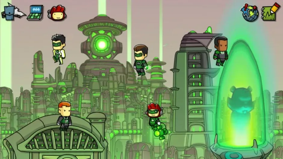 Scribblenauts Unmasked: A DC Comics Adventure, captura de tela 1