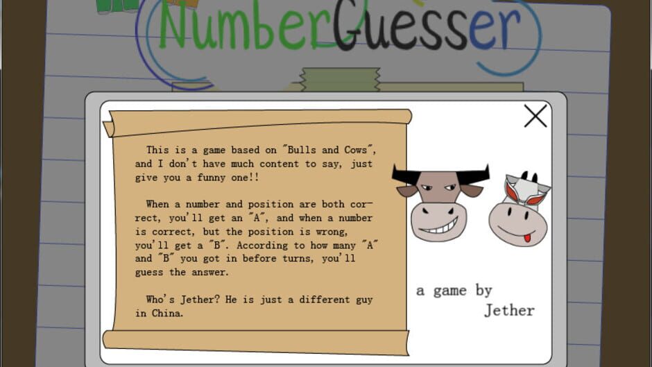สกรีนช็อตจาก Number Guesser (รูปที่ 5)