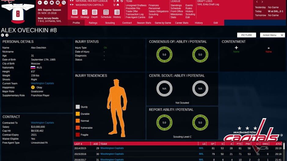 Franchise Hockey Manager 3 Screenshot