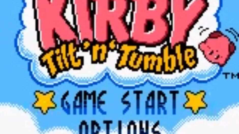 Kirby Tilt 'n' Tumble screenshot