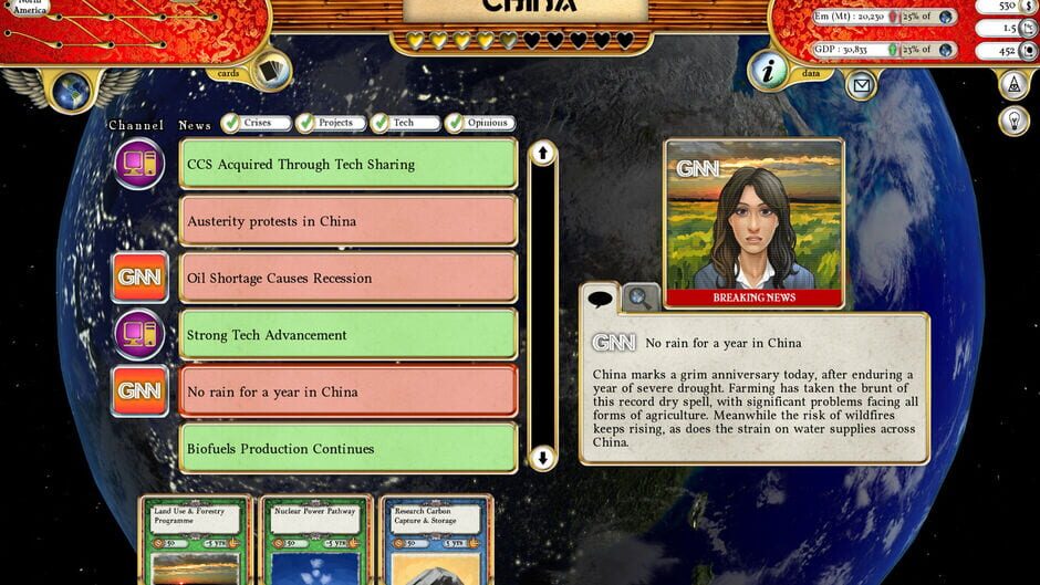 Fate of the World Screenshot