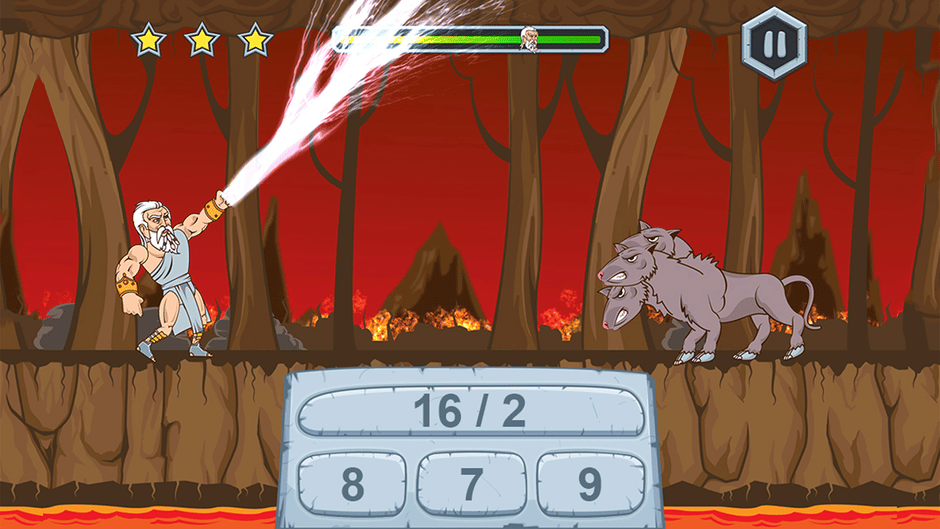 Zeus vs Monsters: Math Game for Kids Screenshot