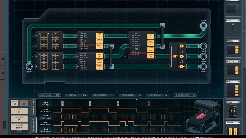 Shenzhen I/O, captura de tela 2