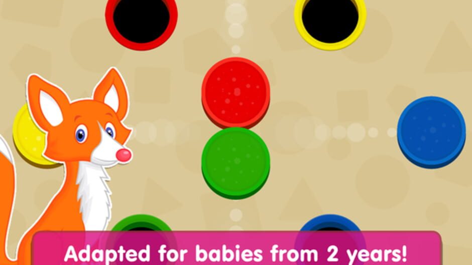 shapes! toddler kids games
	
	

The game includes both static and moving objects, which promotes better development of kid’s coordination and fine motor skills

Smart Baby Shapes is suitable for children from 2 years and above
	
	<img decoding=