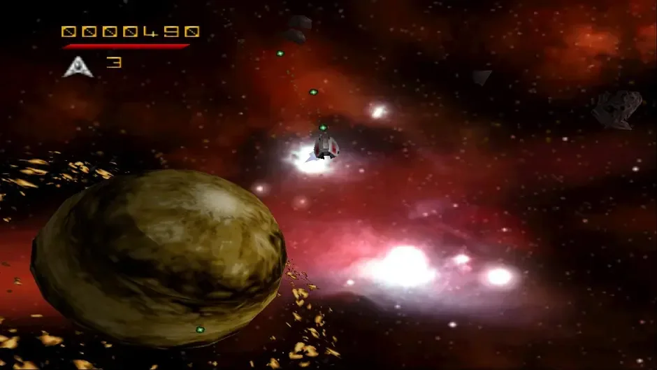 Screenshot 1 aus Asteroids Hyper 64