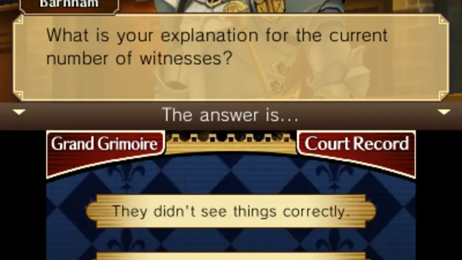Professor Layton vs. Phoenix Wright: Ace Attorney, captura de tela 4