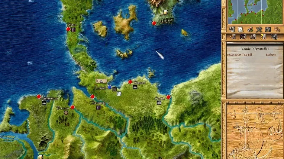 Patrician III, captura de tela 2