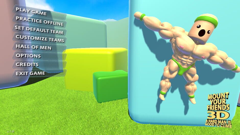 Mount Your Friends 3D: A Hard Man is Good to Climb Screenshot