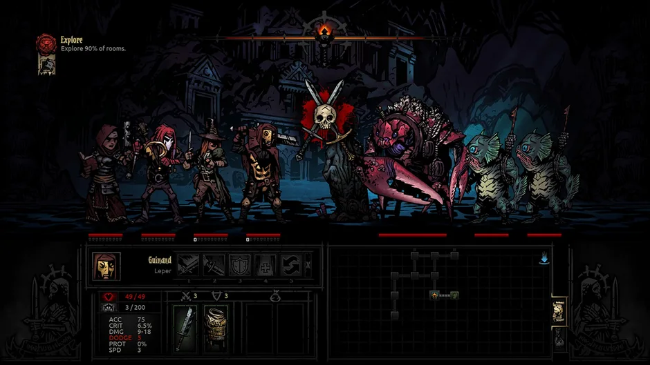 Darkest Dungeon, captura de tela 4