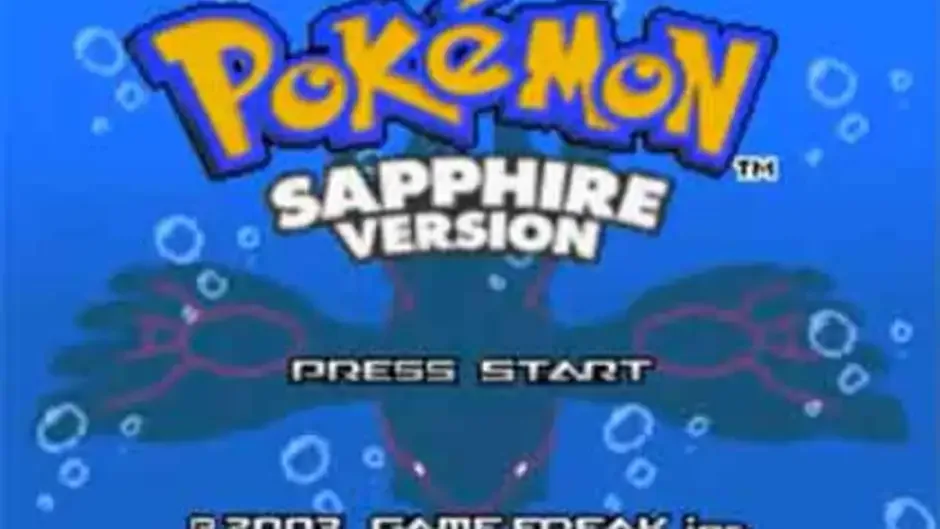 Pokémon Sapphire Version, captura de tela 2