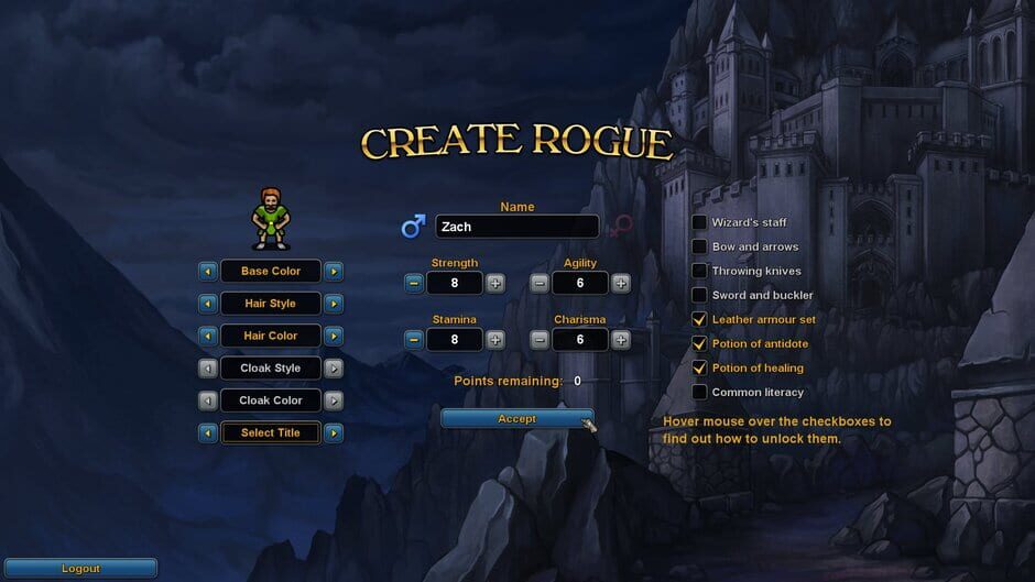 Rogue's Tale Screenshot