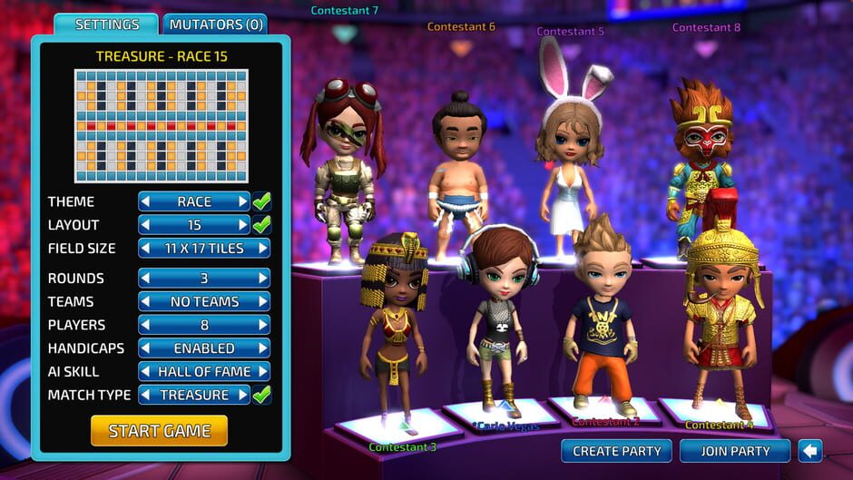 Blast Zone! Tournament Screenshot