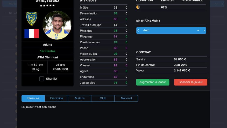 Pro Rugby Manager 2015 Screenshot