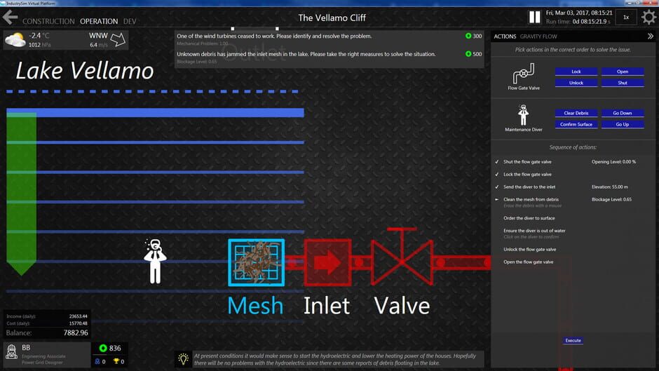 IndustrySim Virtual Platform Screenshot