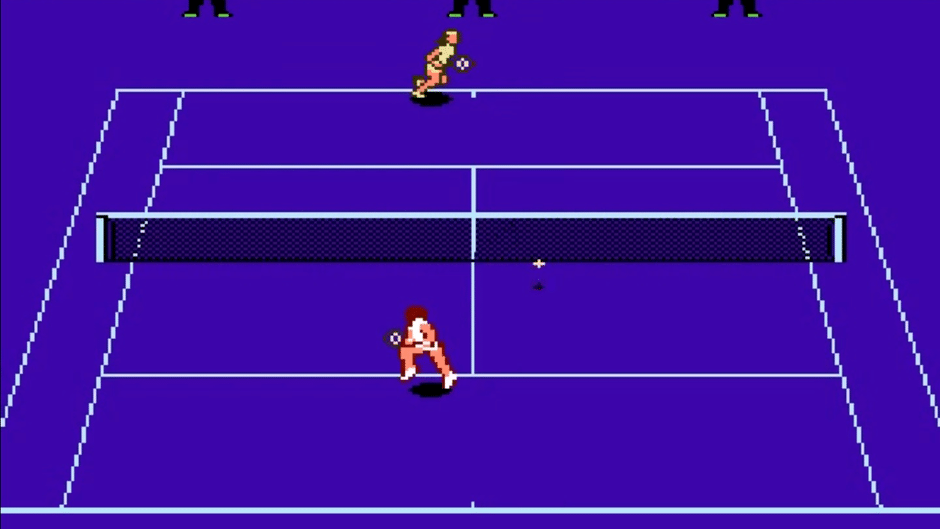 Chris Evert & Ivan Lendl in Top Players' Tennis Screenshot