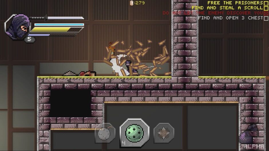 Pixel Shinobi: Nine demons of Mamoru Screenshot