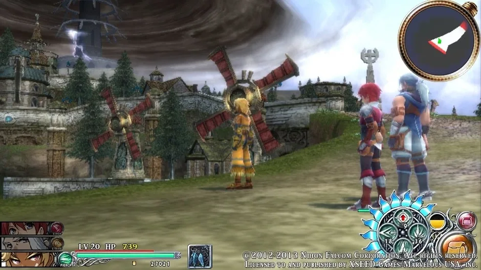 Ys: Memories of Celceta, captura de tela 2