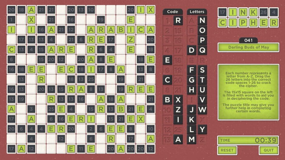 Ink Cipher Screenshot