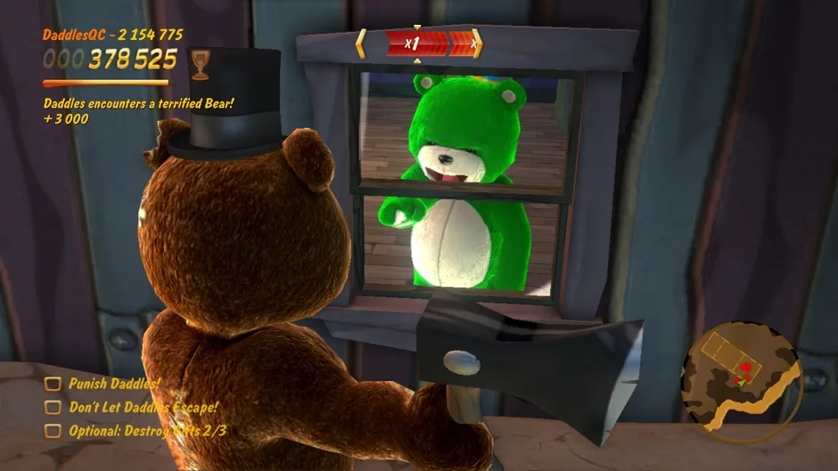 Naughty Bear, captura de tela 4