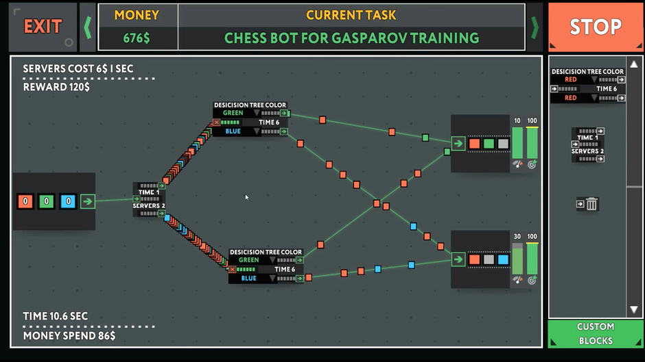 while True: learn() Screenshot
