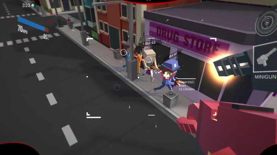 Block Robot Mini Survival Game Screenshot