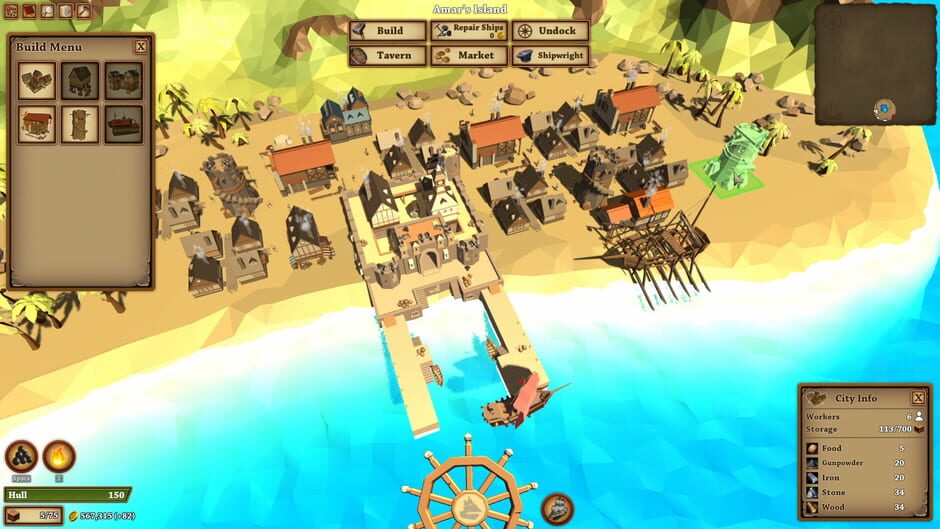 Pirates of the Polygon Sea Screenshot