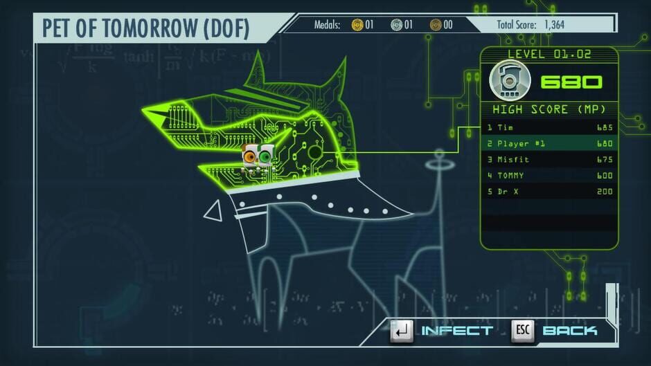 A Virus Named Tom Screenshot