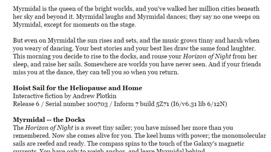 Hoist Sail for the Heliopause and Home screenshot