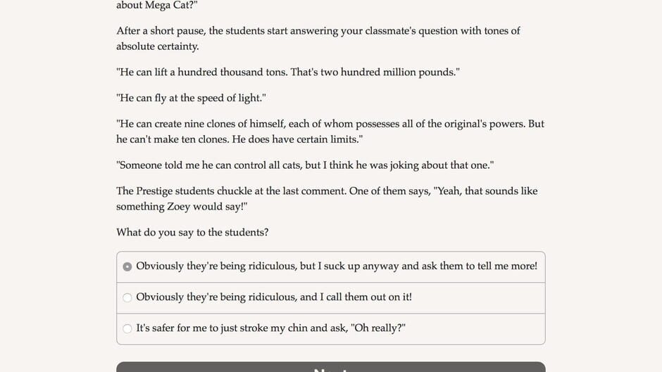 Community College Hero: Knowledge is Power Screenshot