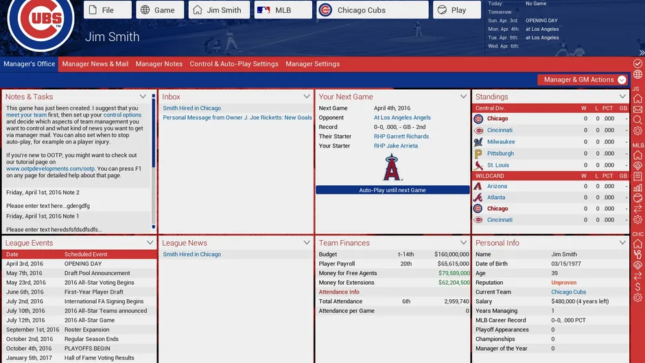 Out of the Park Baseball 17 screenshot 4