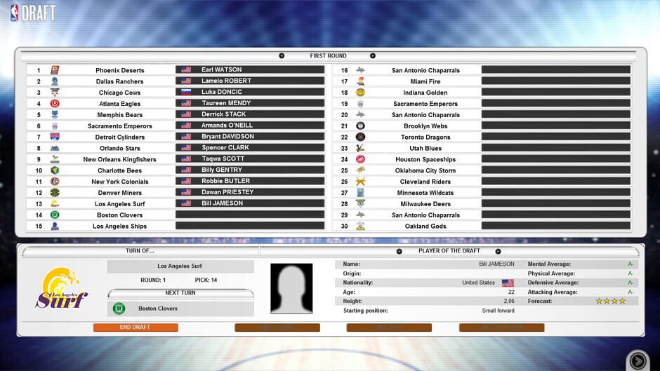 International Basketball Manager Screenshot