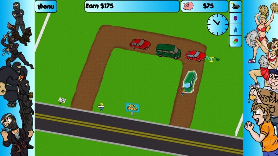 Car Washer: Summer of the Ninja Screenshot