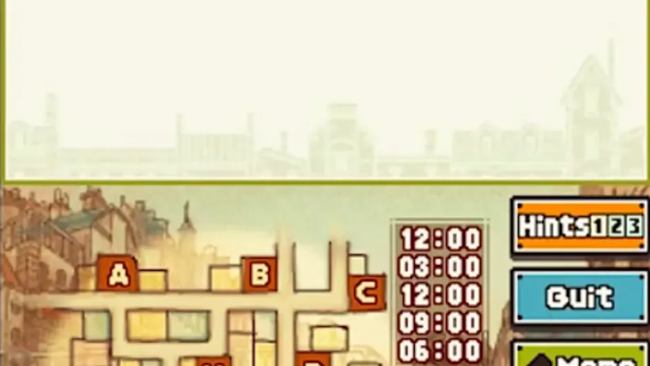 Professor Layton and the Unwound Future, captura de tela 4