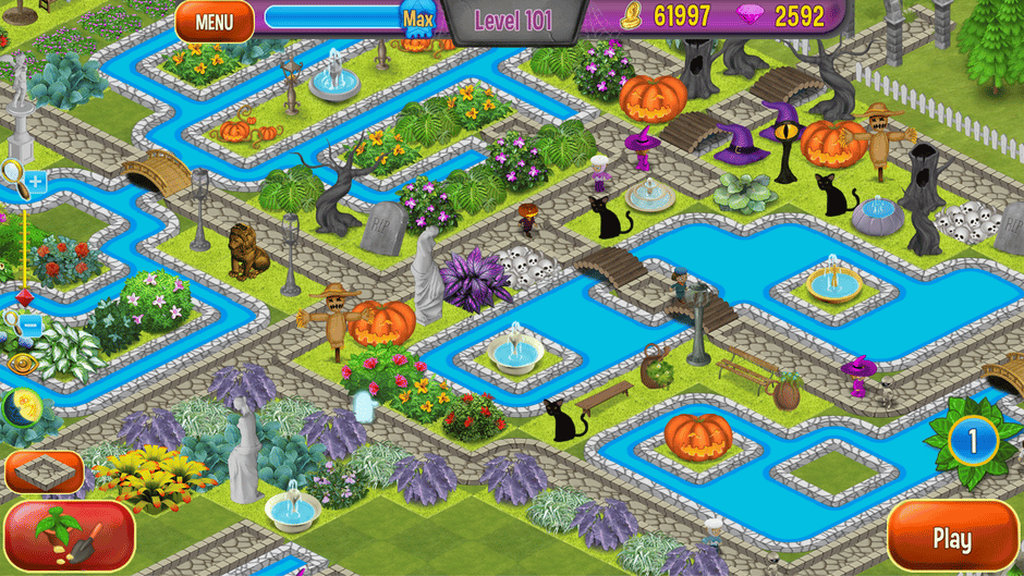 Queen's Garden: Halloween Screenshot